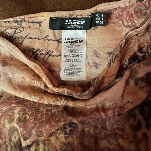 Jaded London Leopard Lace Mini Skirt - Picture 2 of 3